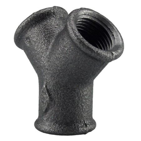 Raccord fonte malléable fileté Distributeur femelle - 1" - Brute / Noire