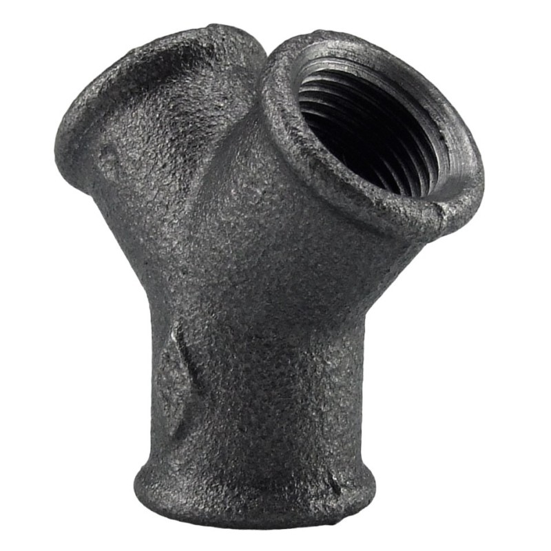 Raccord fonte malléable fileté Distributeur femelle - 1/2" - Brute / Noire Raccord fonte malléable fileté Distributeur femelle - 1/2" - Brute / Noire