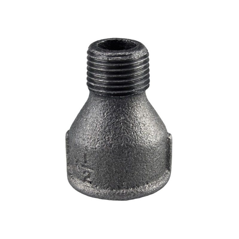 Raccord fonte malléable noir fileté Manchon réduit femelle mâle - Brute / Noire - 3/4" - 1/2" Raccord fonte malléable noir fileté Manchon réduit femelle mâle - Brute / Noire - 3/4" - 1/2"