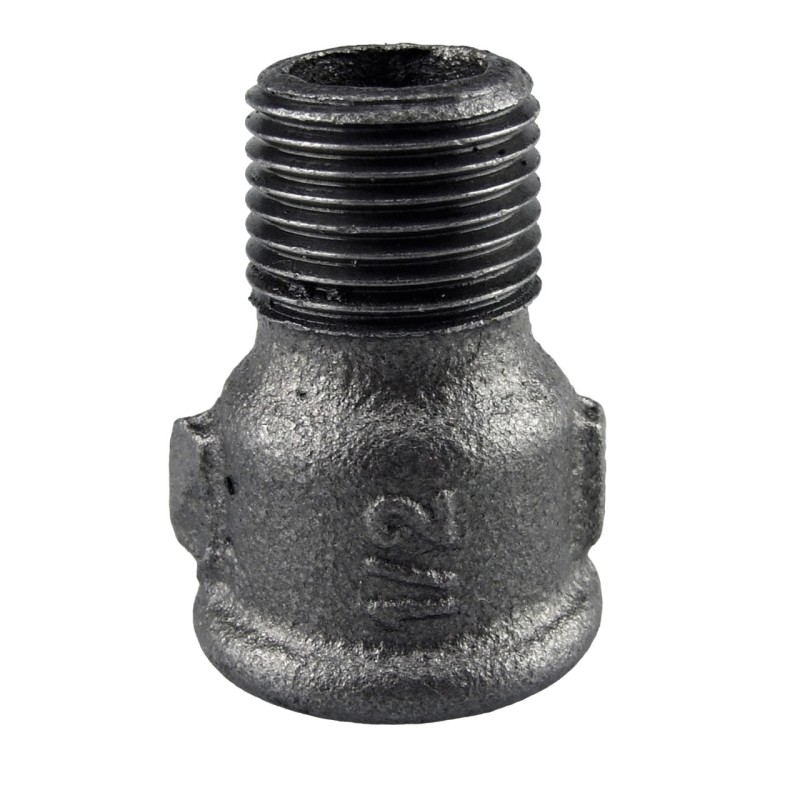 Raccord fonte malléable fileté Manchon égal femelle et mâle - 1/2" - Brute / Noire Raccord fonte malléable fileté Manchon égal femelle et mâle - 1/2" - Brute / Noire