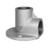 Applique fonte malléable coudée 90° FF galvanisée - 3/4"