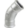 Raccord fonte malléable fileté Courbe 45° femelle - 3/8" - Galvanisée / Galva