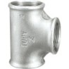 Raccord fonte malléable galvanisé taraudé Té égal femelle - 1/2" - Galvanisée / Galva