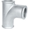 Raccord fonte malléable galvanisé Té femelle à embranchement cintré - 3/4" - Galvanisée / Galva