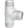 Raccord fonte malléable galvanisé fileté Té mâle - 1/2" - Galvanisée / Galva