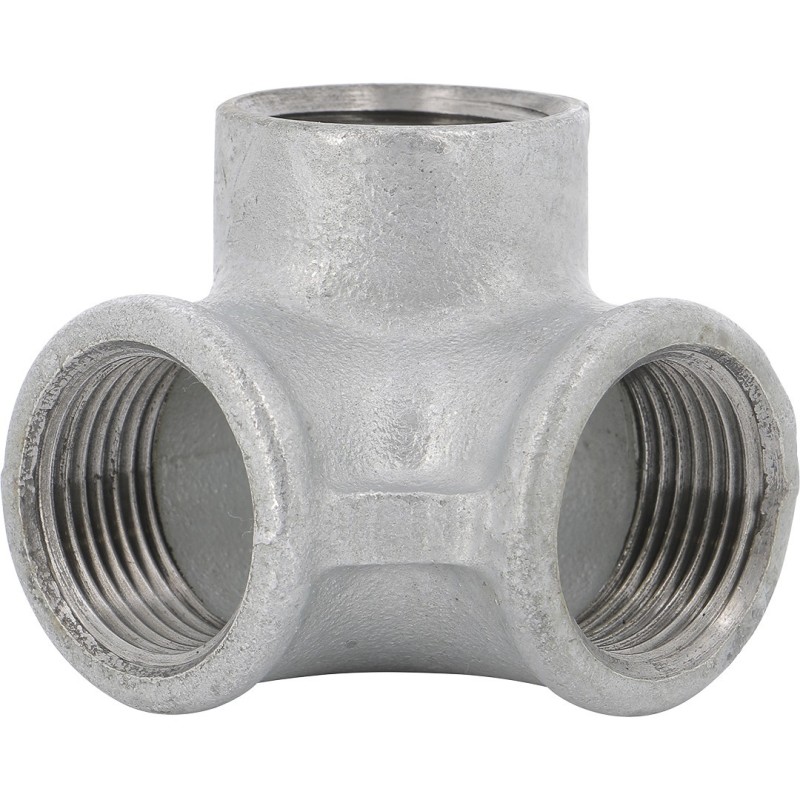 Raccord fonte malléable galvanisé fileté Distributeur femelle à coude - 1" - Galvanisée / Galva Raccord fonte malléable galvanisé fileté Distributeur femelle à coude - 1" - Galvanisée / Galva