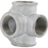 Raccord fonte malléable galvanisé fileté Distributeur femelle à Té - 3/4" - Galvanisée / Galva