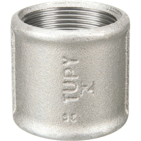 Raccord fonte malléable galvanisé fileté Manchon femelle filetage droite/gauche - 3/4" - Galvanisée / Galva