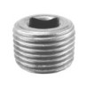 Raccord fonte malléable galvanisé fileté Bouchon mâle creux 4/6 pans - 3/8" - Galvanisée / Galva