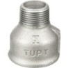 Raccord fonte malléable galvanisé fileté Manchon réduit femelle mâle - Galvanisée / Galva - 2" - 1"1/2